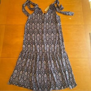 Banana Republic Factory MP NWT drop waist light weight teared skirt midi dress